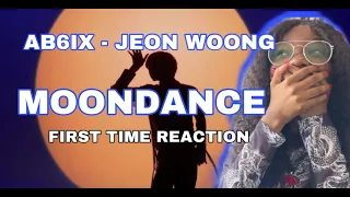 REACTING TO MOONDANCE | JEON WOONG (AB6IX FIRST TIME REACTION)