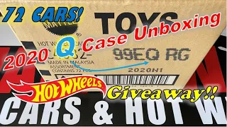 Unboxing Hot Wheels 2020 Q Case & Giveaway! Treasure Hunt, Bently, Audi, Mustang & More!