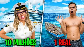 O ÚLTIMO A SAIR DO BARCO DE 1 REAL, 100 REAIS OU 1000 REAIS VENCE! - ÉPICO