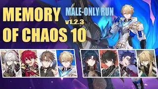 [Honkai Star Rail] v1.2.3 MoC 10 Male Only Clear