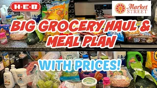 BIG BUDGET GROCERY HAUL AND MEAL PLAN | SALES AND CLEARANCE GROCERY HAUL WITH PRICES