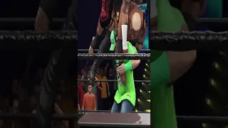 John Cena Double Attitude Adjustment on a Table