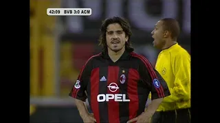 2001/02 UEFA-Cup, Semi Final. Borussia Dortmund vs AC Milan. Full Match (part 2 of 4).