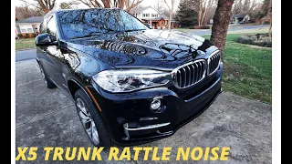 BMW X5 Trunk Rattle Noise