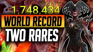 TOTALLY INSANE CLAN BOSS WORLD RECORD WITH 2 RARES! feat VictorTES | Raid: Shadow Legends