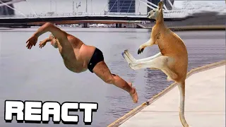 React: "Best Animal News Bloopers Compilation 2020 🐮🐢🦢"