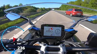 Suzuki GSX-S1000GT - TOPSPEED on Autobahn - GPS data