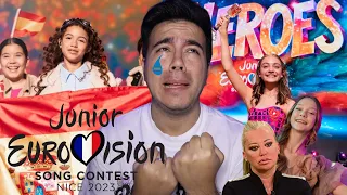 REACCIÓN a la GRAND FINAL EUROVISIÓN JUNIOR 2023 - OOPS FRANCIA DID IT AGAIN (REACTION) | EhEhFran