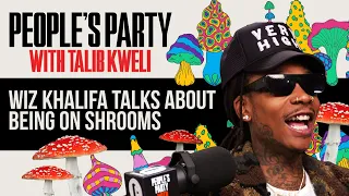 Wiz Khalifa Compares Mushrooms To Being On A Roller Coaster | People's Party Clip