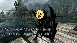 КАК ПРОКАЧАТЬ КУЗНЕЧНОЕ ДЕЛО В SKYRIM ЗА 1 ЧАС?