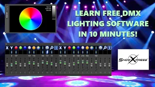 HOW TO BASICS OF SHOWXPRESS DMX LIGHTING SOFTWARE TUTORIAL