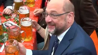 Wahlkampf im Bierzelt