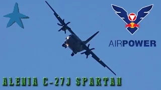 Alenia C-27J Spartan Short Tactical Landing [Airpower 2016]