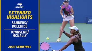 Sanders/Dolehide vs. Townsend/McNally Highlights | 2022 US Open Semifinal