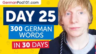 Day 25: 250/300 | Learn 300 German Words in 30 Days Challenge