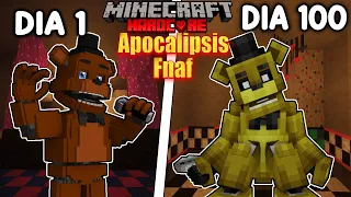 🐻Sobreviví 100 DÍAS en un APOCALIPSIS de FIVE NIGHTS AT FREDDY´S en Minecraft HARDCORE!