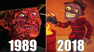 Evolution of Freddy Krueger in Games [1989-2018]