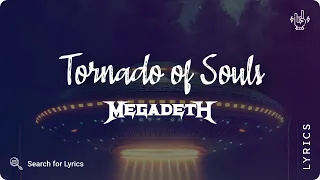 Megadeth - Tornado of Souls (Lyrics video for Desktop)