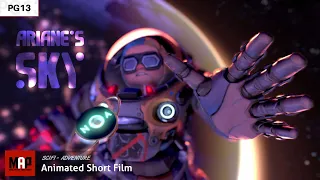 Cute CGI 3d Animated Short Film ** ARIANE'S SKY **  Space Animation Cartoon by IsART Digital