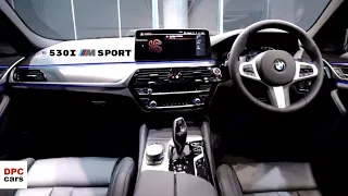 BMW 5 Series 530i M sport Interior Tour New 2021