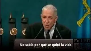 Leonard Cohen speech  - discurso Premio Príncipe de Asturias 2011 (subtítulos español)