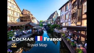 Colmar, France - Travel Map (4K UHD)
