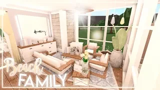 Family Beach House - One Story - Nixilia - Bloxburg Speedbuild -