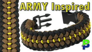 ARMY Inspired - Sanctified Paracord Bracelet DIY - BoredParacord.com