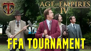 Age of Empires 4 FFA TOURNAMENT | UNLEASH THE SWEAT!