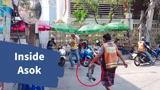 【Inside Bangkok】Walking Phrom Phong soi39 to Asok Soi23 Sukhumvit Thailand[4K] 2021