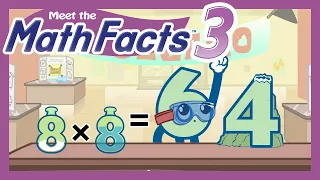 Meet the Math Facts Multiplication & Division - 8 x 8 = 64 | Preschool Prep Company