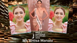 Miss Universe Philippines - Quezon Province 2024 Ma Ahtisa Manalo in her introduction