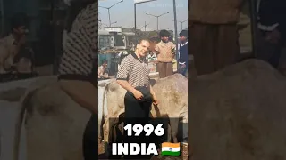 WWE India Old 1996 Tour Photos And Video ! Triple H Photo With Cow IN India