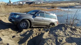 КТО ЖЕ ЛУЧШЕ??? LEXUS LX 470 против JEEP Grand Cherokee и Toyota CARIB на бездорожье. OffRoad