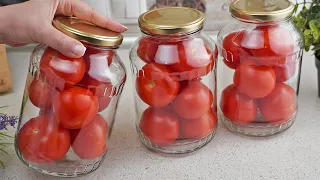 Tomatoes stay fresh all year round! Without salt and vinegar