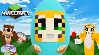 STAMPYLONGHEAD Giant Play Doh Surprise Egg Minecraft Stampy Cat Shopkins Ender Toys - SETC