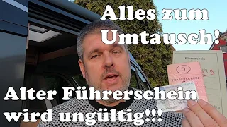 Alter Führerschein wird ungültig! Alles zum Umtausch für Wohnmobilisten!