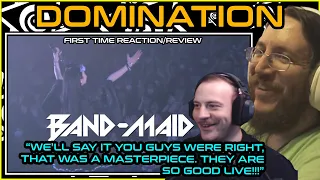 Band-Maid - Domination (Official Live) - First Time Reaction/Review