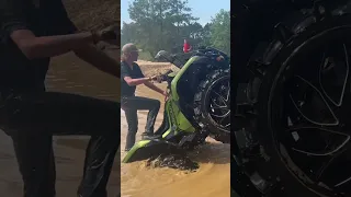 Honda rubicon on 37s going deep!