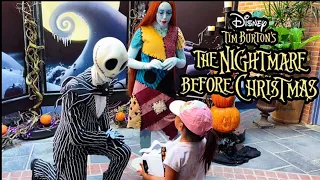 Disneyland Jack Skellington And Sally Character Meet & Greet 2023! | The Nightmare Before Christmas