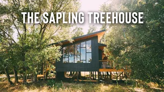 CABIN TREEHOUSE In The Beautiful Hill Country | Airbnb Treehouse Tour of The Sapling
