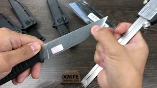 Нож "Вектор" D2 Stonewash Elastron Limited Edition от ПП Кизляр (СВЕДЕНИЕ 0.5 ММ)