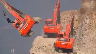 Amazing Dangerous Fastest Excavator Operator Skill - Heavy Equipment Machines Working Fail