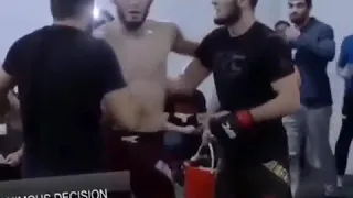 Ислам Махачев после боя на UFC 242