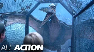 Escaping the Pteranodon Cage | Jurassic Park 3 | All Action