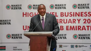 PRESIDENT UHURU'S WONDERFUL SPEECH IN DUBAI LEAVES AUDIENCE CHEERING!!