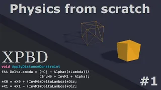 Writing a soft body cube in C/C++ using XPBD | Devlog Episode 1