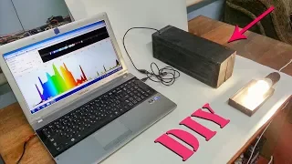 How to Make DIY Spectrometer | Optical spectrum analyzer | Light analysis
