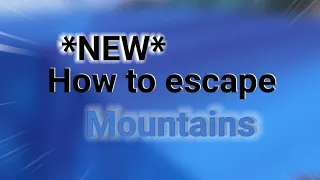 NEW* How to escape Mountains ( Gorilla Tag )