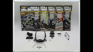 Valentino Rossi dal N 55 al N 59. Video Unboxing Yamaha YZR M1 DeAgostini in scala 1:4.